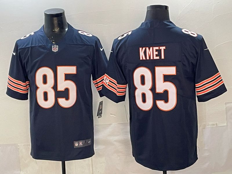 Men 2026 Chicago Bears #85 Kmet blue 2th generation Nike Limited NFL Jersey style 001